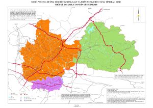 BacNinh_ SodoPhuong huong to chuc khong gian va phan vung chuc nang